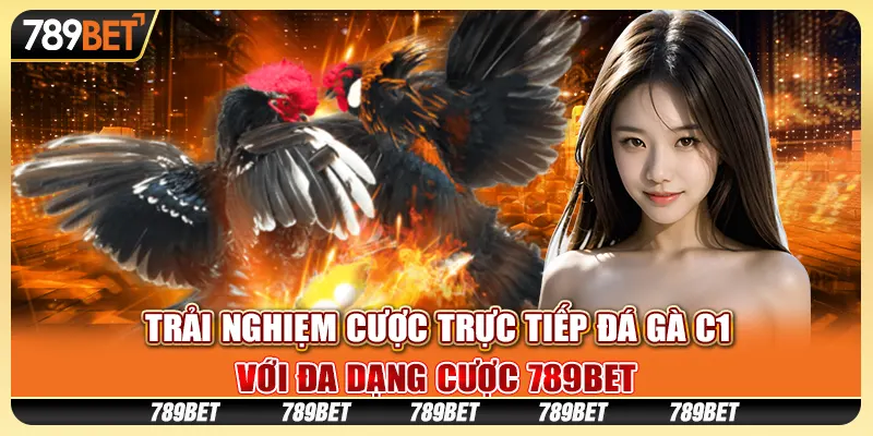 Trải Nghiệm Cược Trực Tiếp Đá Gà C1 Với Đa Dạng Cược 789bet