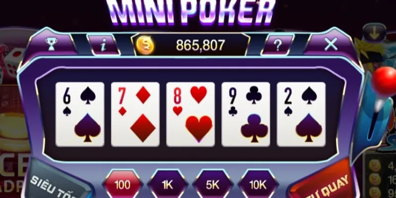 Khám phá cách chơi Mini Poker chi tiết 