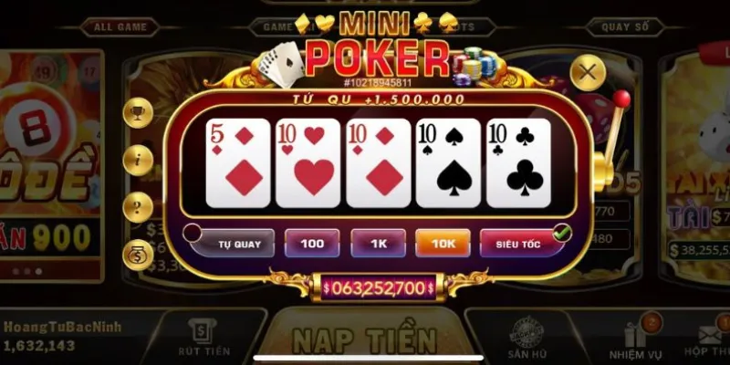 Làm sao để có cách chơi Mini Poker trúng Jackpot?